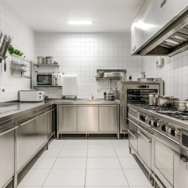 cuisine professionnelle en inox